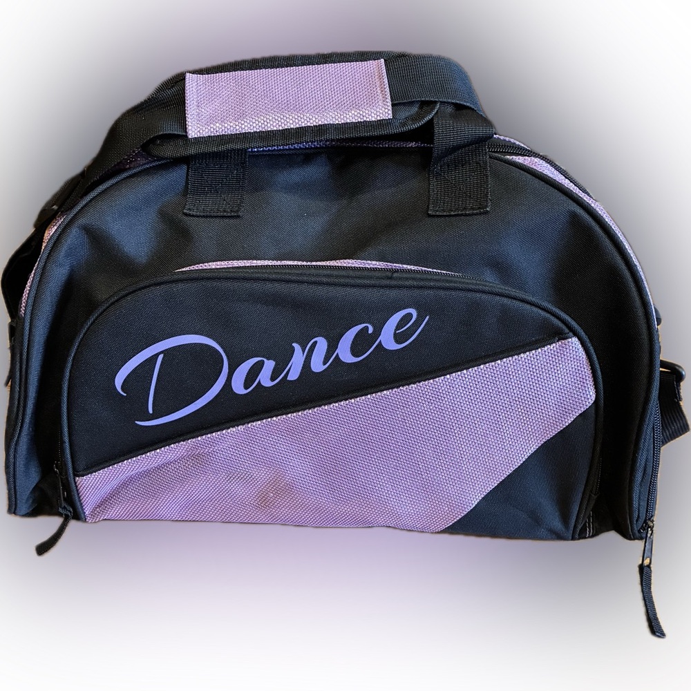 Purple and Black Dance Bag